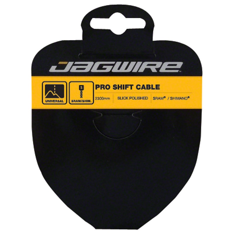 Jagwire Pro Shift Cable - 1.1 x 2300mm Polished Slick Stainless Steel For SRAM/Shimano