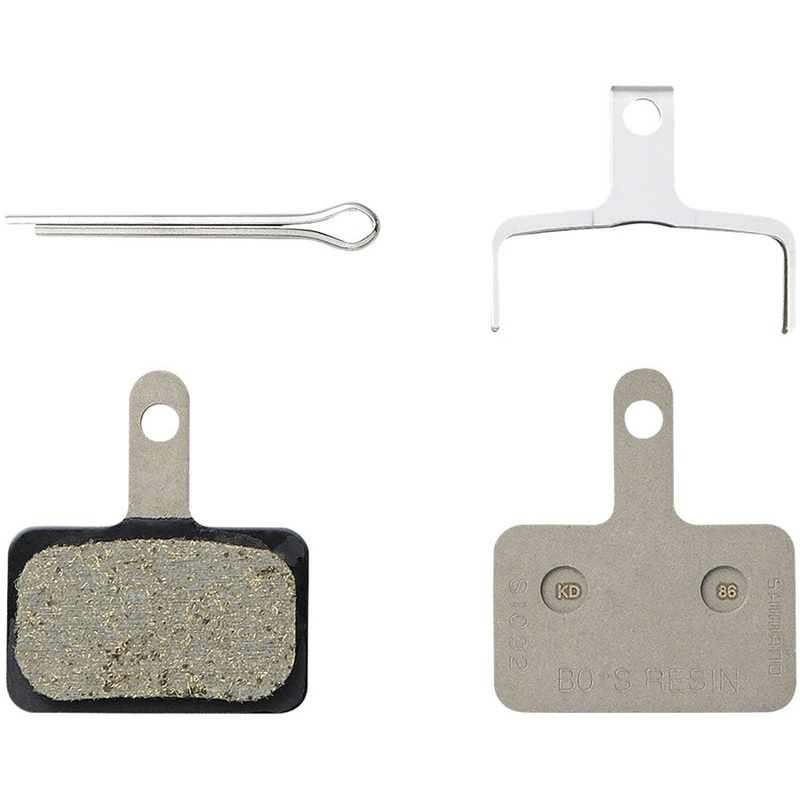 Shimano B05S-RX Disc Brake Pad Spring - Resin Compound Stainless Steel Back Plate