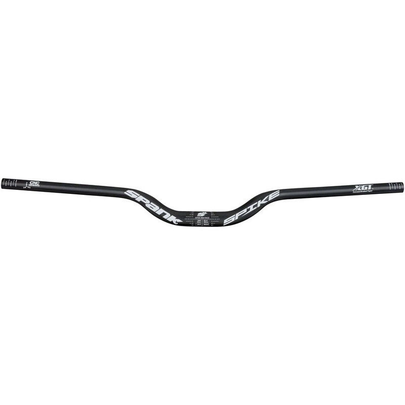 Spank Spike 800 Race Handlebar - 31.8mm Clamp 800mm 50mm Rise Black/Gray