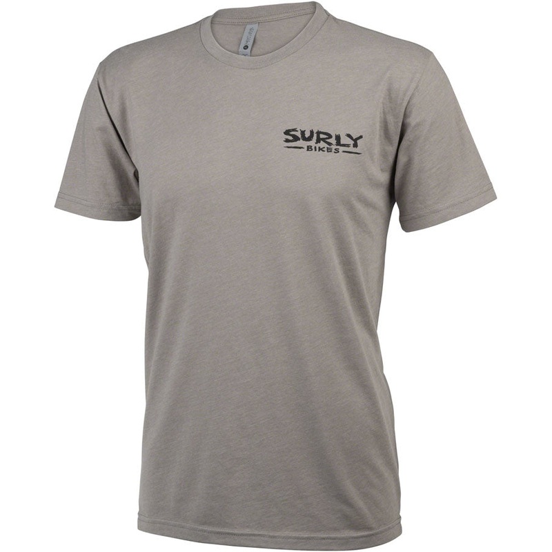 Surly The Ultimate Frisbee Mens T-Shirt - Gray Small