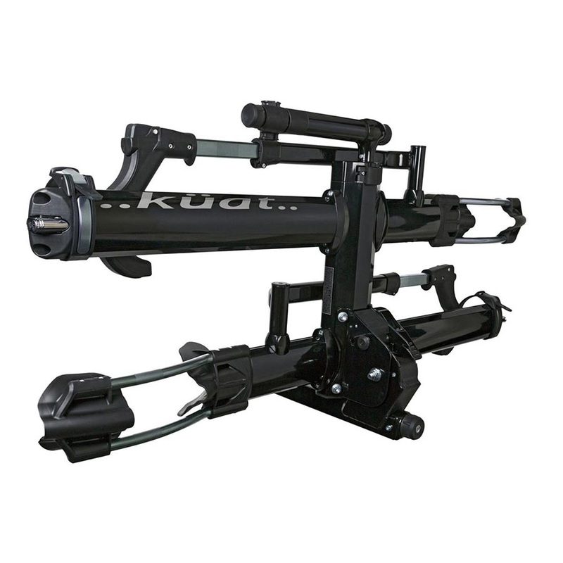 Kuat NV 2.0 Hitch Bike Rack - 2-Bike 1-1/4" Receiver - BLK Metallic/Gray Anodize