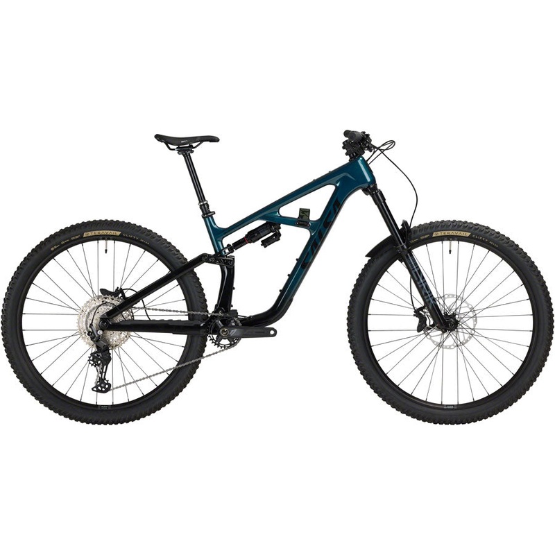Salsa Blackthorn 145 C Deore 12 Bike - 29" Carbon Black / Slate Medium