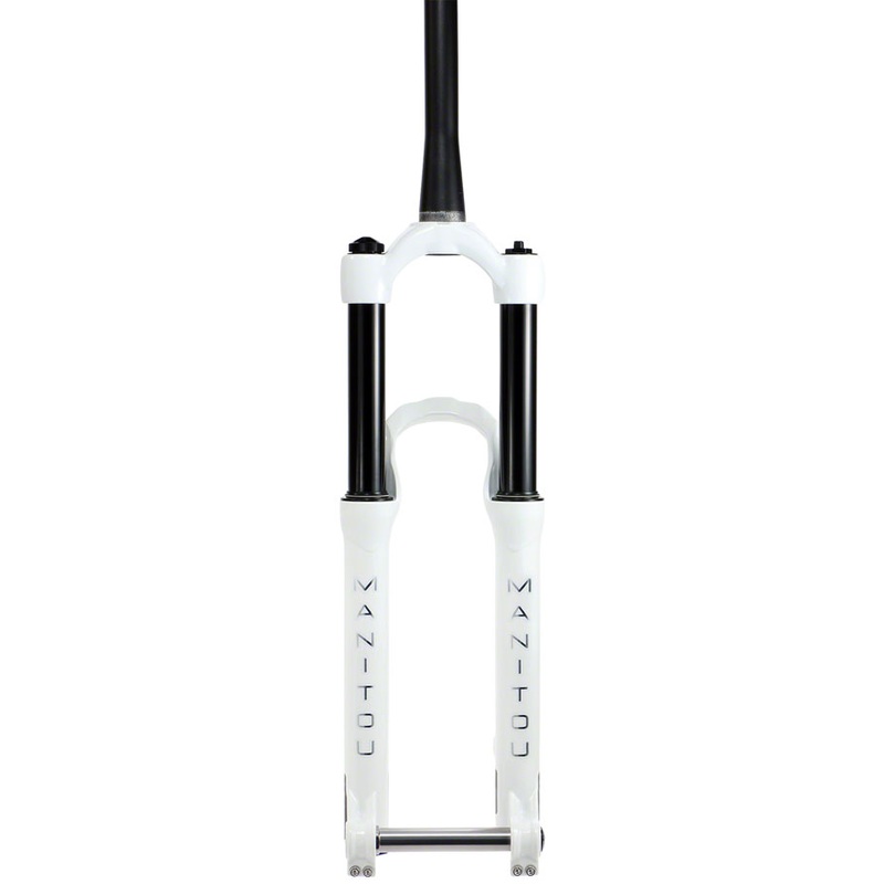 Manitou Circus Expert Suspension Fork - 26" 100 mm 20 x 110 mm 41 mm Offset Gloss White