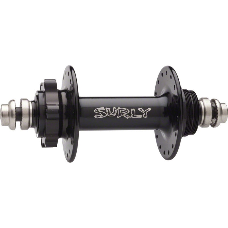Surly Ultra New Rear Hub - Threaded x 135mm 6-Bolt Fixed Black 32H