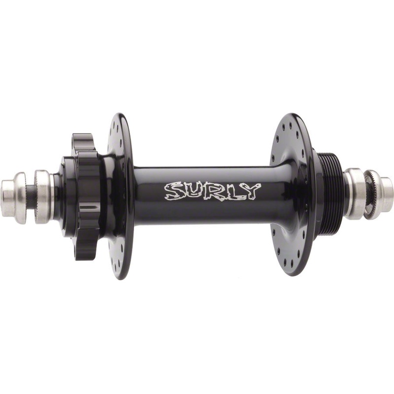 Surly Ultra New Rear Hub - Threaded x 135mm 6-Bolt Threaded Black 32H