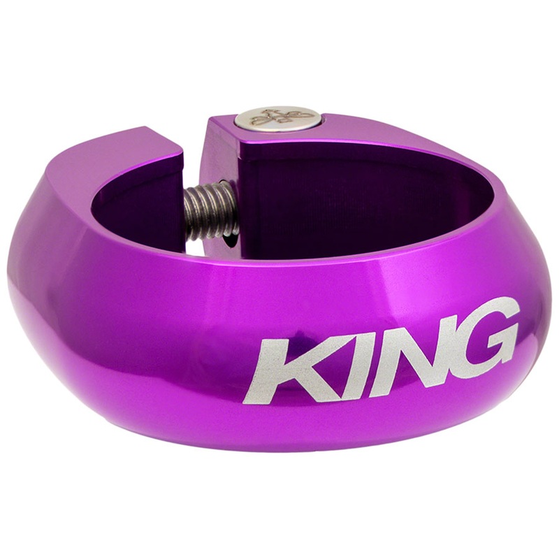 Chris King Seatpost Clamp - 34.9mm 3D Violet
