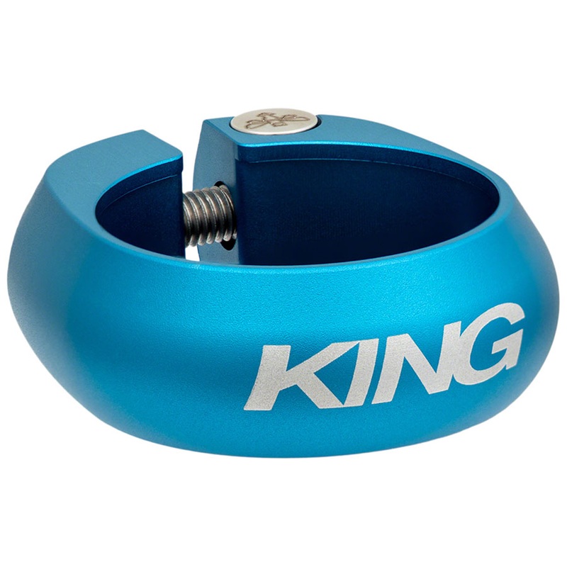 Chris King Seatpost Clamp - 34.9mm Matte Turquoise