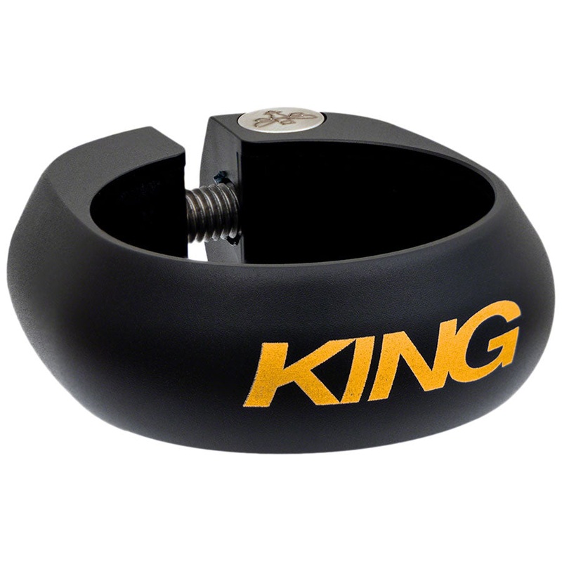 Chris King Seatpost Clamp - 34.9mm Two Tone Black/Gold