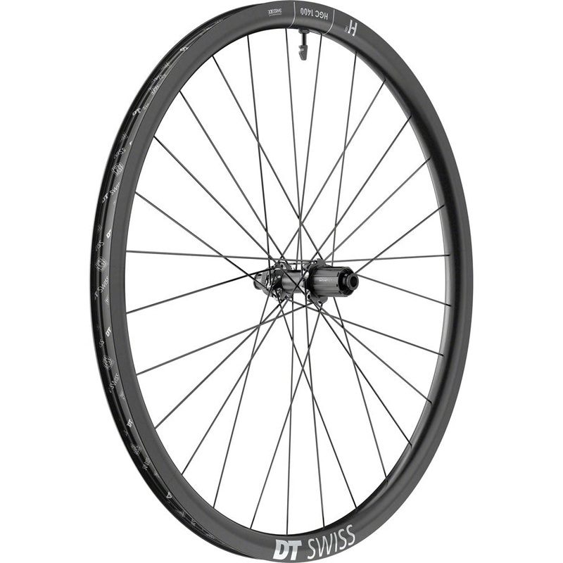DT Swiss HGC 1400 Spline 30 Rear Wheel - 700c 12 x 148mm Center-Lock HG 11 Road Ratchet EXP OS 30 BLK