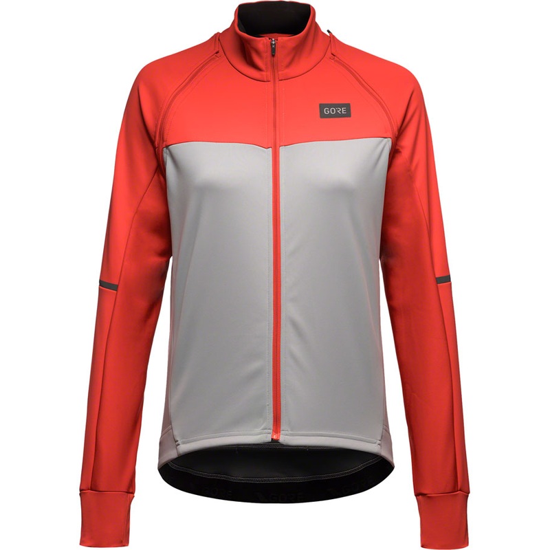 Gorewear Phantom Jacket - Lab Gray/Fireball Womens Small