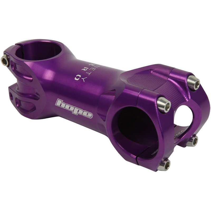 Hope XC Stem - 90mm 31.8 Clamp +/-0 1 1/8" Purple