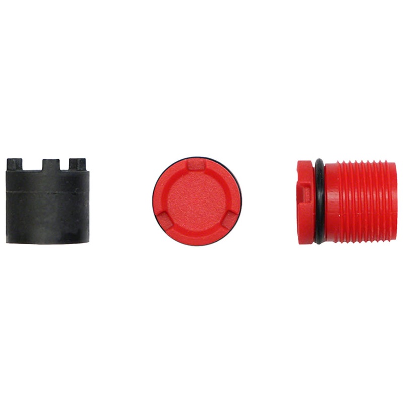 LOOK Spindle Plugs and Tool Kit - 2 Plugs 4 NM Red Fits X-Track