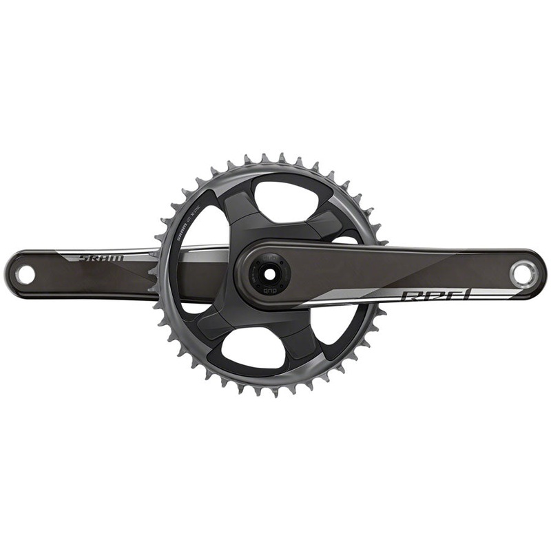 SRAM RED 1 AXS Crankset - 175mm 12-Speed 40t 8-Bolt Direct Mount DUB Spindle Interface Natural Carbon D1