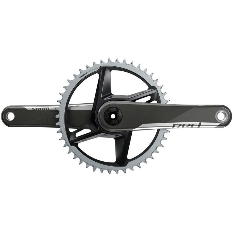 SRAM RED 1 AXS Crankset - 175mm 12-Speed 46t 8-Bolt Direct Mount DUB Spindle Interface Natural Carbon D1