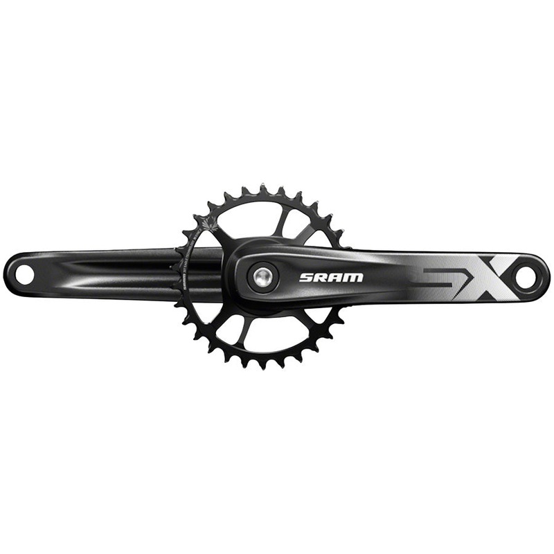 SRAM SX Eagle Crankset - 175mm 12-Speed 32t Direct Mount Power Spline Spindle Interface BLK A1