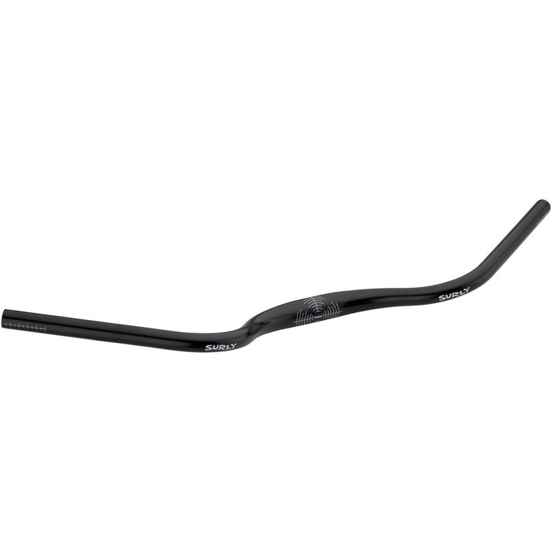 Surly Terminal Bar Handlebar - 31.8mm Clamp 735mm Width 40mm Rise Aluminum BLK
