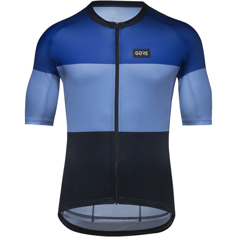 Gorewear Spirit Stripes Jersey - Ultramarine Blue/Scrub Bluee Mens Large
