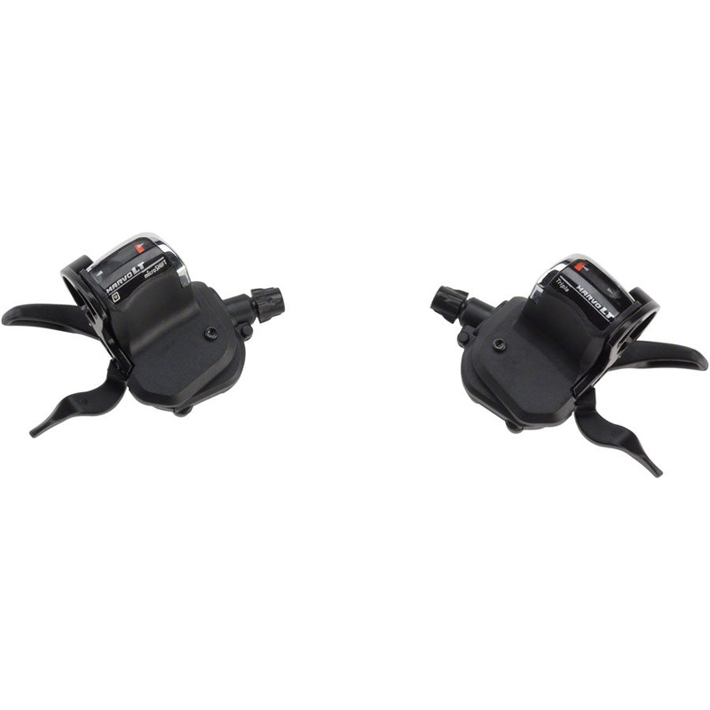 microSHIFT MarvoLT Trigger Shifter Set 9-Speed Double/Triple Steel Lever Optical Gear Indicator Shimano Compatible