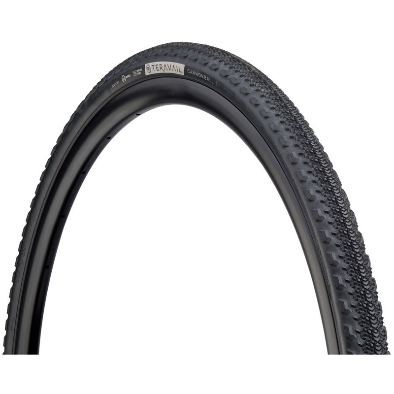 Teravail Cannonball Tire - 700 x 35 Tubeless Folding Black Light and Supple