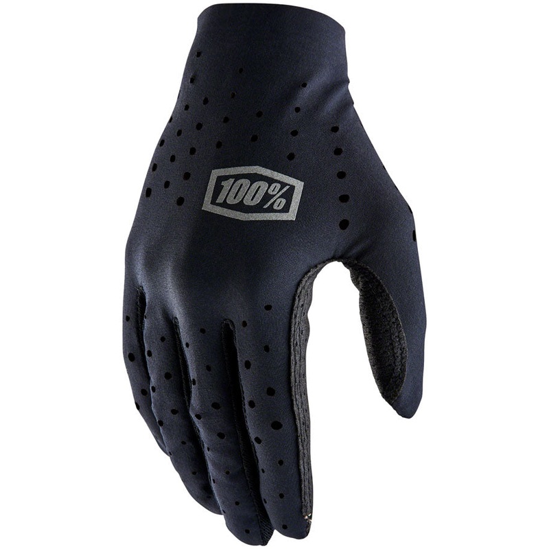 100% Sling Gloves - Black Full Finger Small