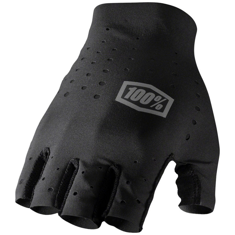 100% Sling Gloves - Black Full Finger Womens Small