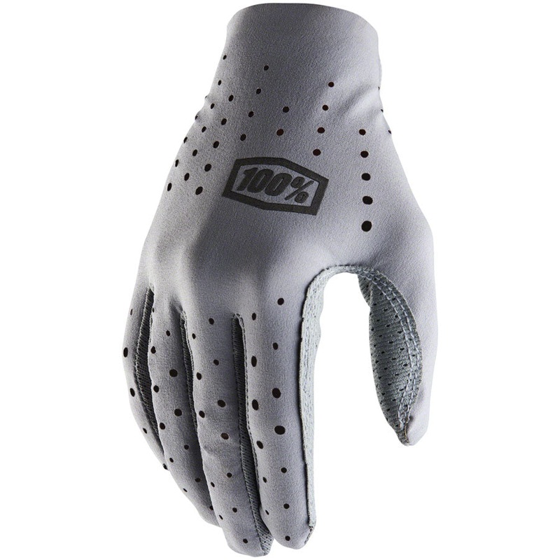 100% Sling Gloves - Gray Full Finger Womens Large