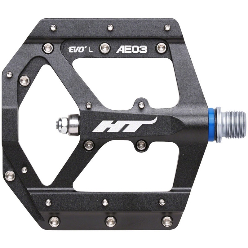 HT Components AE03(EVO+) Pedals - Platform Aluminum 9/16" Black