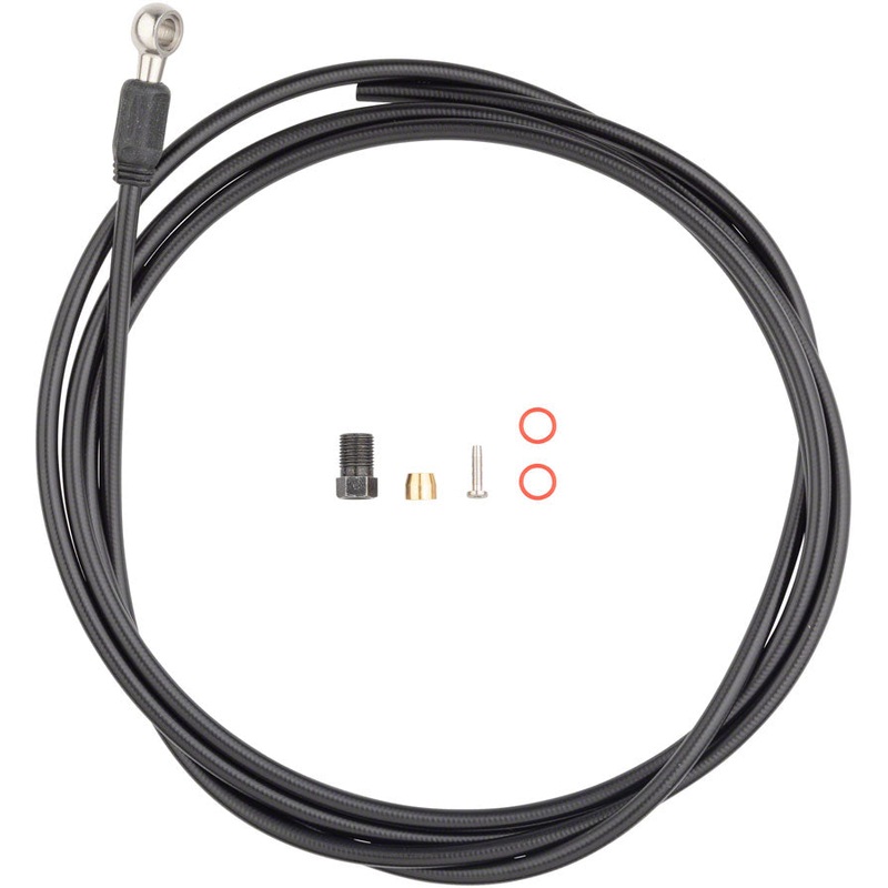 Jagwire Sport Mineral Oil Hydraulic Hose Kit Shimano XTR XT SLX Saint Zee Alfine 2000mm BLK