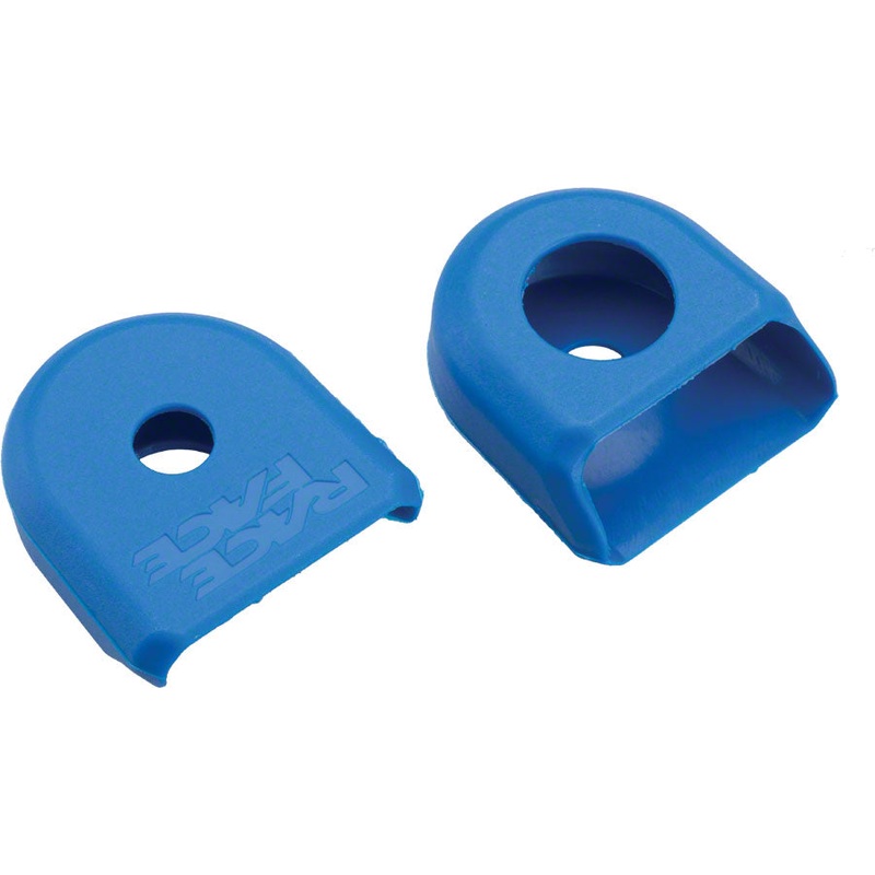 RaceFace Crank Boots: For Carbon Cranks 2-Pack Blue