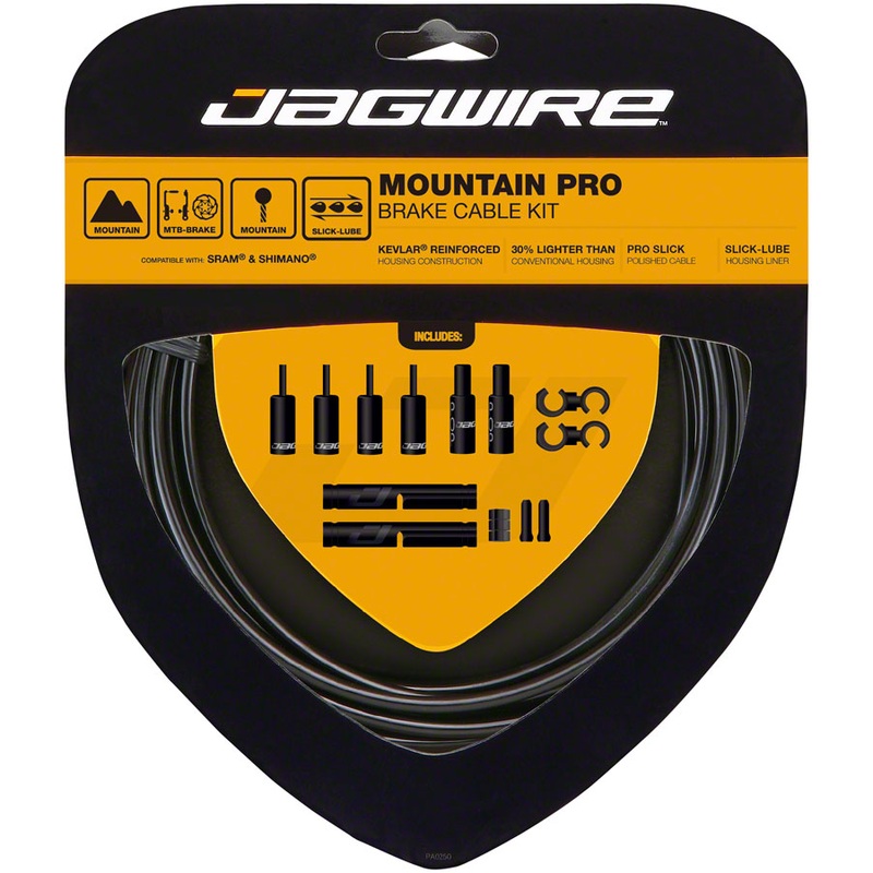 Jagwire Pro Brake Cable Kit Mountain SRAM/Shimano Black