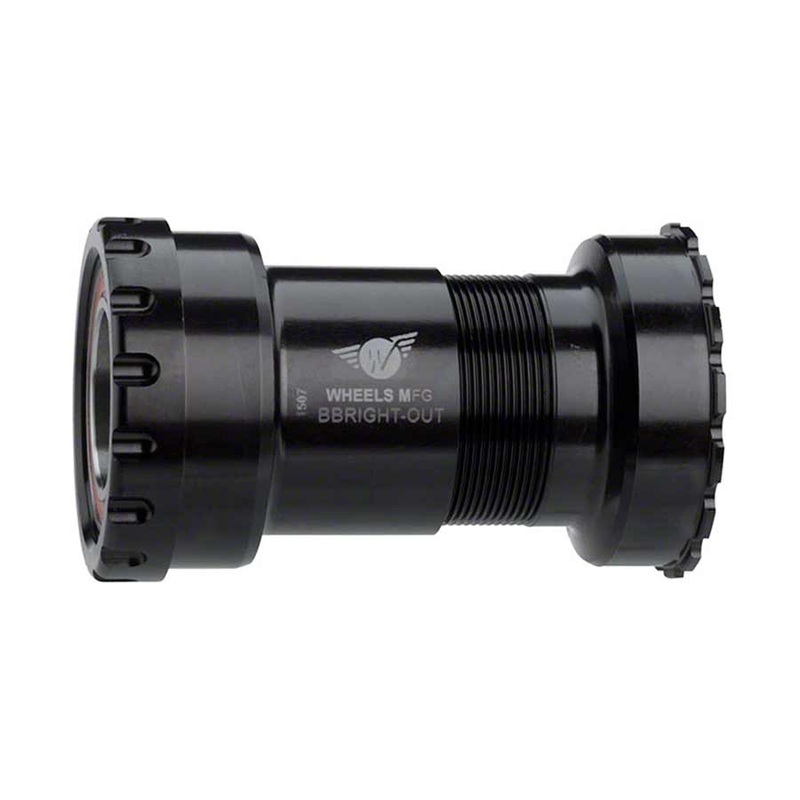 Wheels Manufacturing BBRight-->Outboard ACB SRAM BB Shell: 79mm Dia.: 46mm Axle: 24/22mm ACB Black BBRIGHT-OUT-9