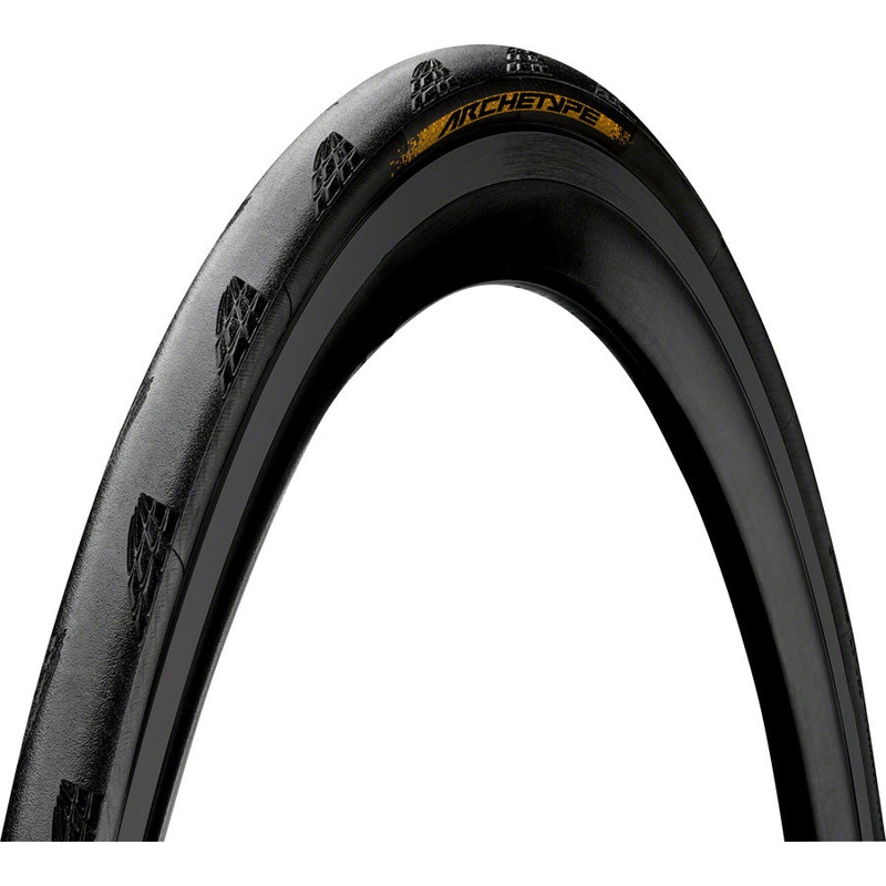 Continental Archetype Tire - 700 x 30 Tubeless Folding BLK/Tour de France Limited Edition BLKChili ACT LazerGrip