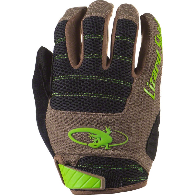 Lizard Skins Monitor AM Gloves - Olive/Jet Black Full Finger Medium