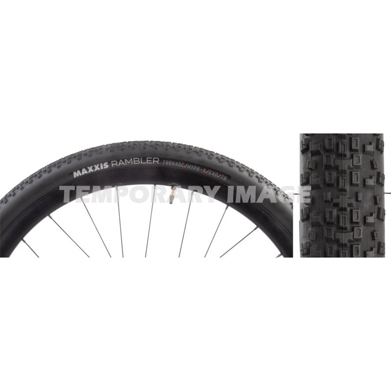 Maxxis Rambler Tire - 700 x 45 Tubeless Folding Black/Tan HYPR-X EXO