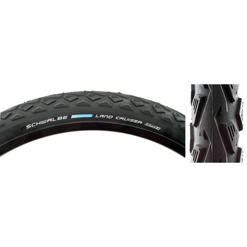 Schwalbe Land Cruiser Tire - 700 x 40 Clincher Wire Black K-Guard
