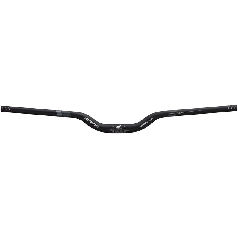 Spank Spike 800 Vibrocore Handlebar - 31.8mm Clamp 800mm 50mm Rise BLK/Gray