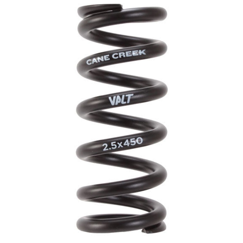 Cane Creek VALT Lightweight Steel Spring Coil Shock 2.50"/63mm x 450lbs BLK