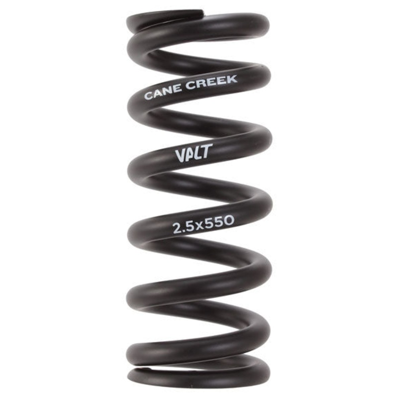 Cane Creek VALT Lightweight Steel Spring Coil Shock 2.50"/63mm x 550lbs BLK