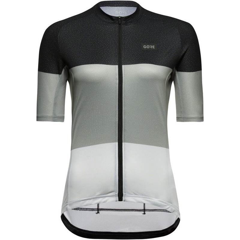 Gorewear Spirit Stripes Jersey - Black/Lab Gray Womens Small 4/6