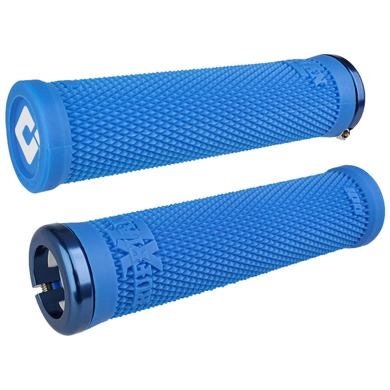 ODI Ruffian XL v2.1 Lock-On Grips - Blue