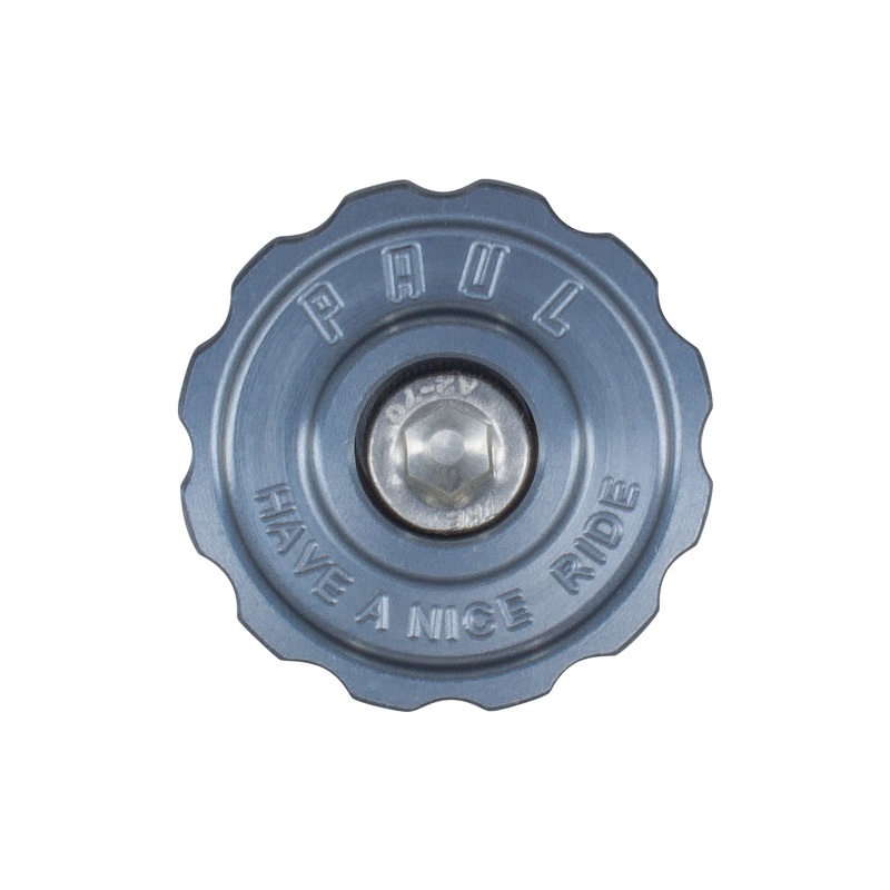 Paul Component Engineering Klamper Headset Top Cap - Aluminum w/Stainless-Steel Bolt Pewter