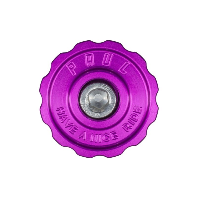 Paul Components Aluminum Top Cap Purple