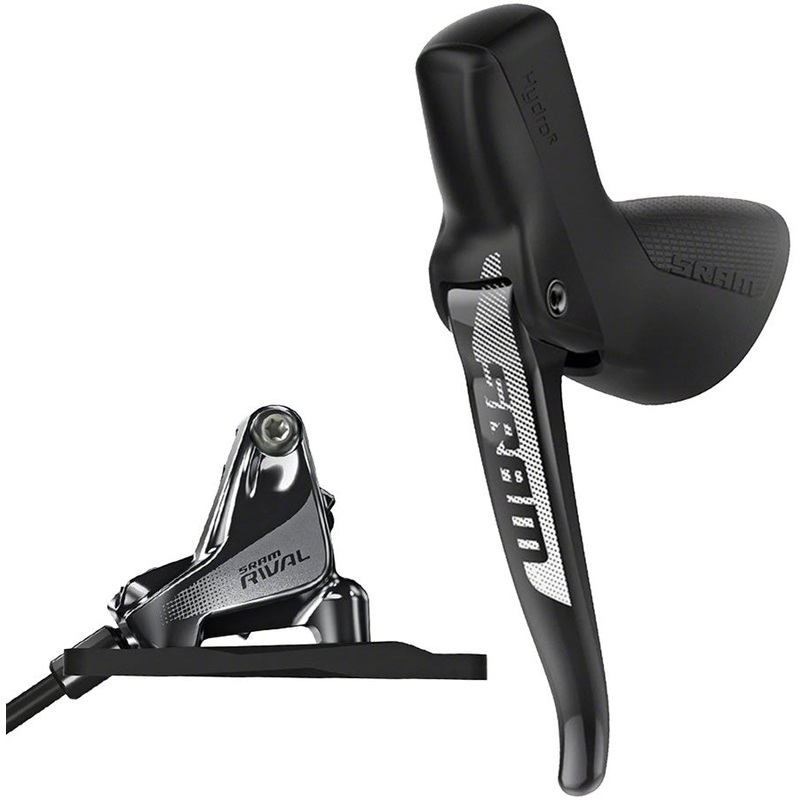 SRAM Rival 1 Disc Brake Lever - Left/Front Hydraulic Flat Mount No Offset  BLK A1