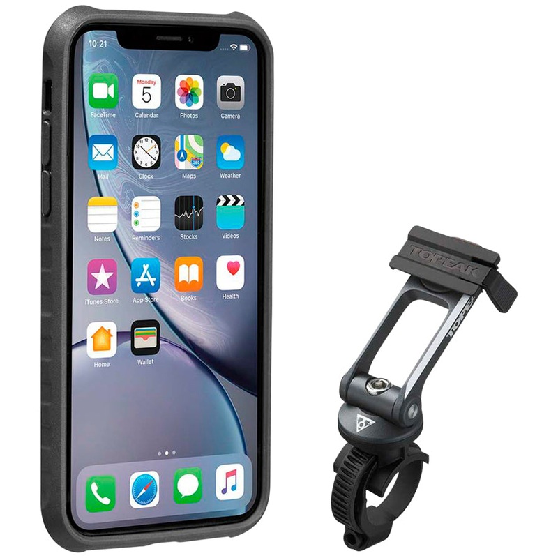 Topeak Ridecase with Mount - Fits iPhone XR Black/Gray