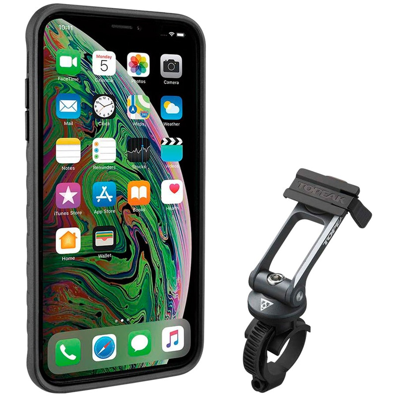 Topeak Ridecase with Mount - Fits iPhone XS MAX Black/Gray