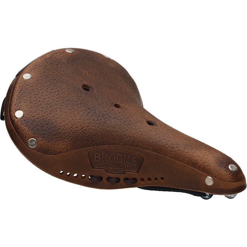 Brooks B17 Softened Saddle - Steel Dark Tan Womens