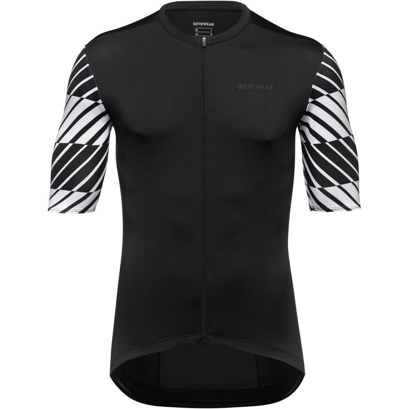 Gorewear Swiftride Optical Jersey - Black/White Mens Medium