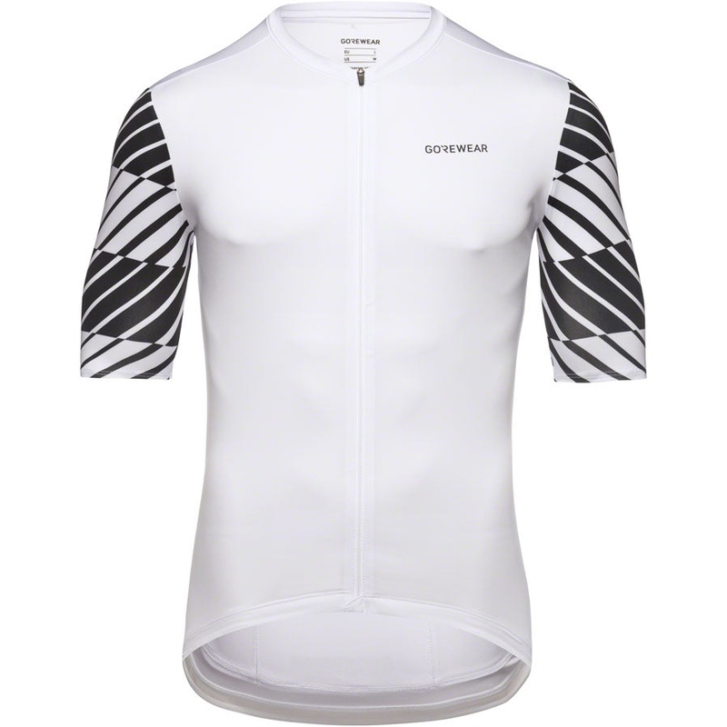 Gorewear Swiftride Optical Jersey - White/Black Mens Small
