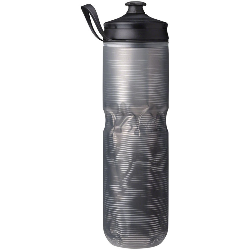 Hydrapak Polar Sport Pulse Insulated Water Bottle - 24oz Black
