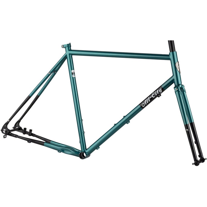 All-City Super Professional Frameset - 700c / 650b Steel Night Jade 43cm